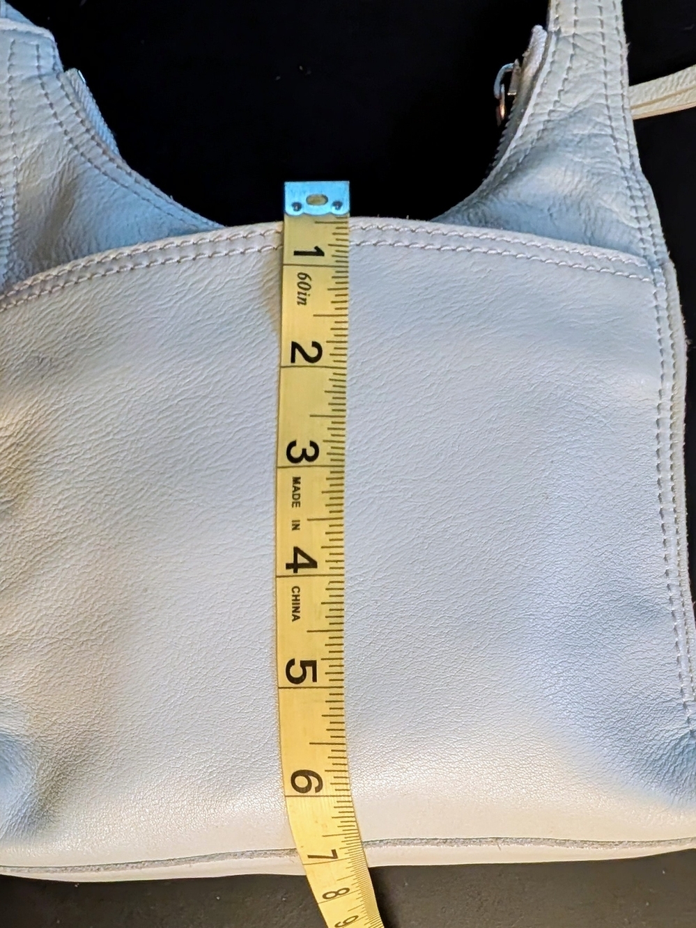 Lucky Brand Dina Leather Crossbody Bag in "Sea Foam" Light Pastel Blue-Green - Picture 11 of 12